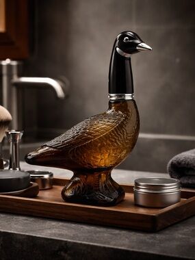 Vintage 1970s Avon "Canada Goose" Cologne Decanter